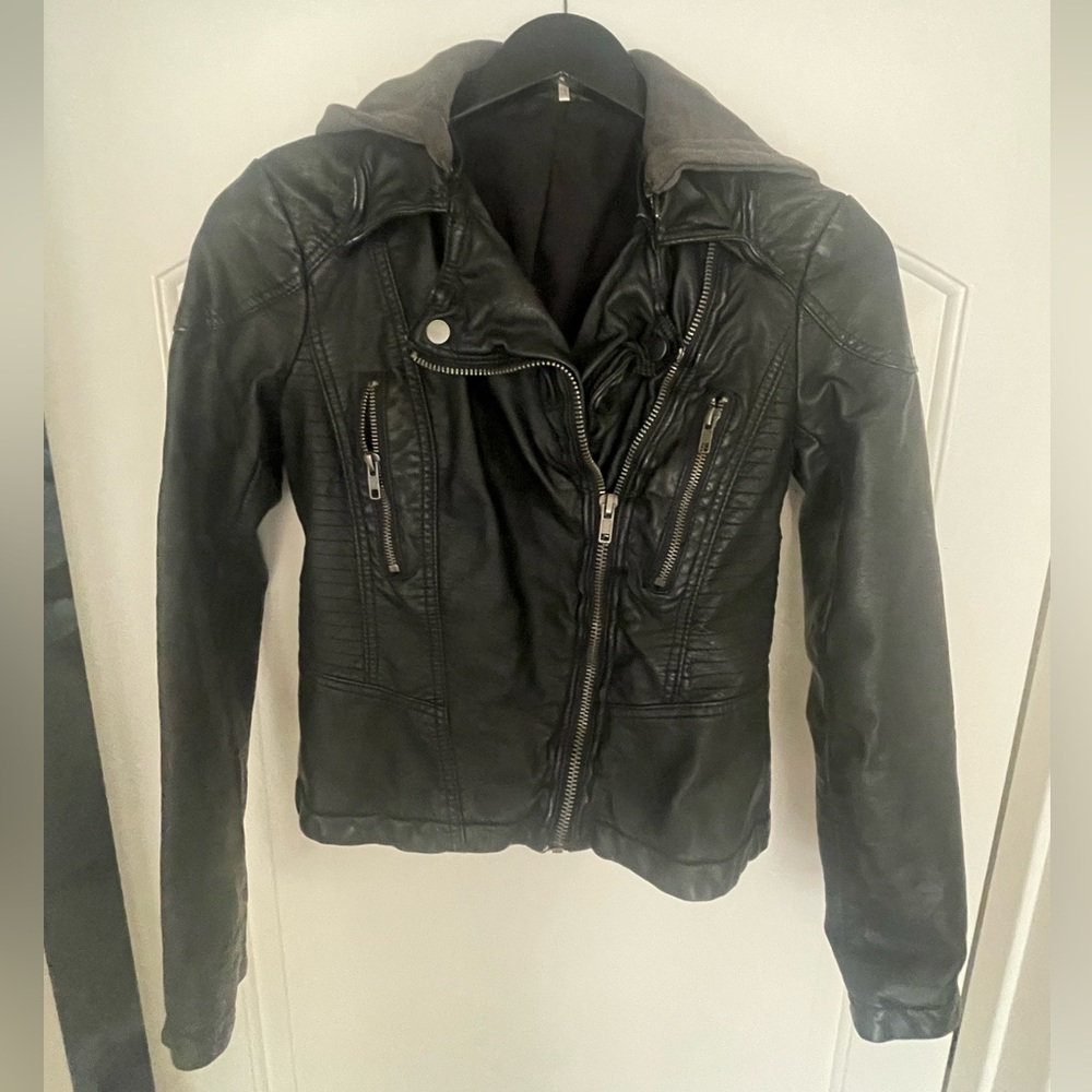 Free People Leather Jacket size 2